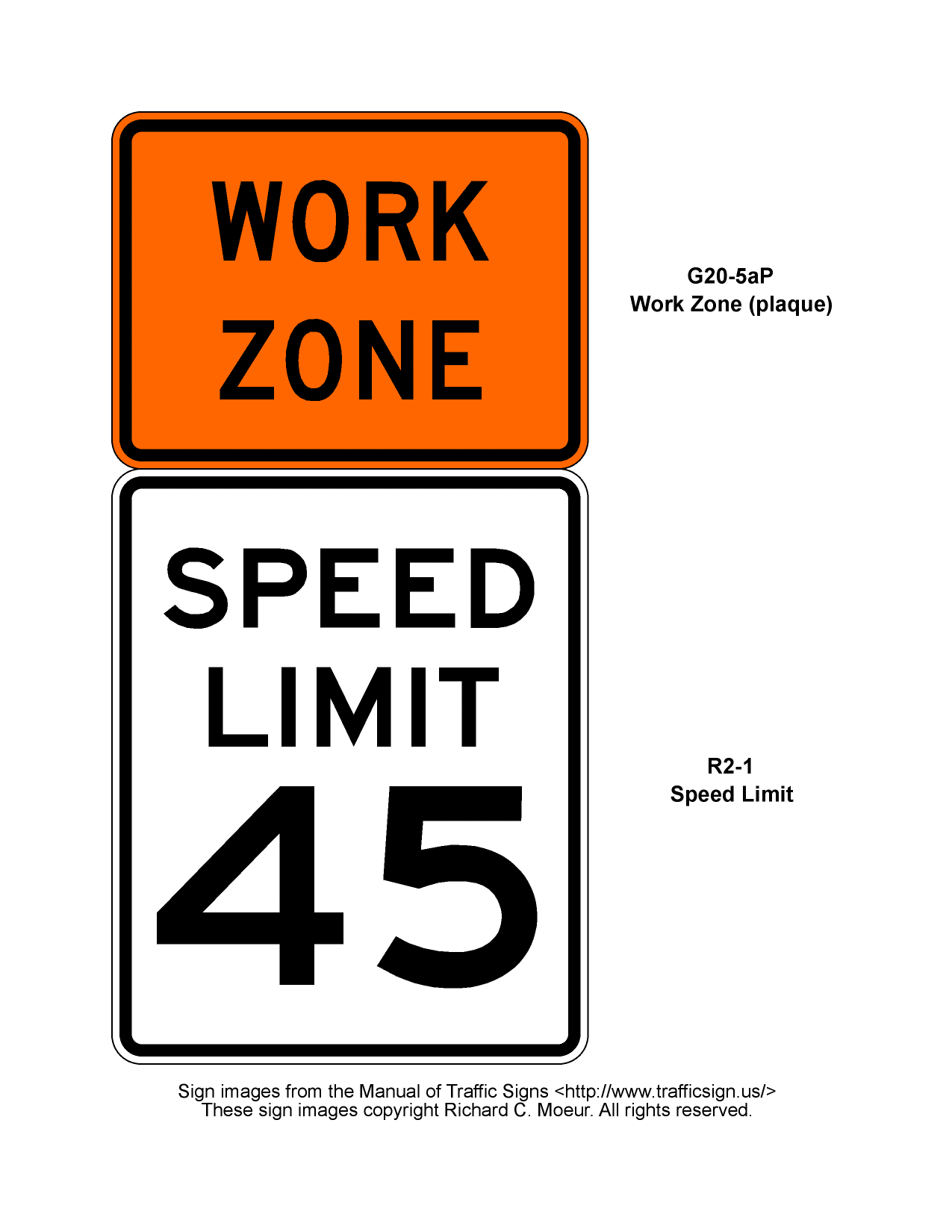 Manual of Traffic Signs Temporary Traffic Control Signs